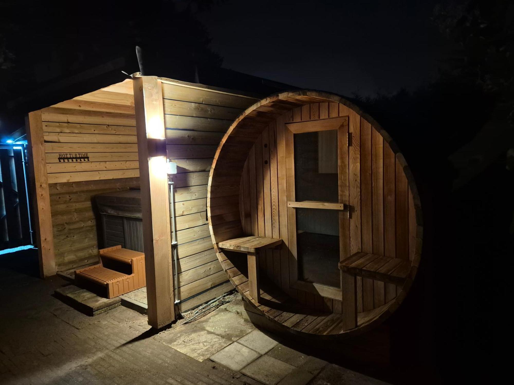 Luxe Boshuisje Met Prive Wellness & Jacuzzi Op De Veluwe إرميلو المظهر الخارجي الصورة